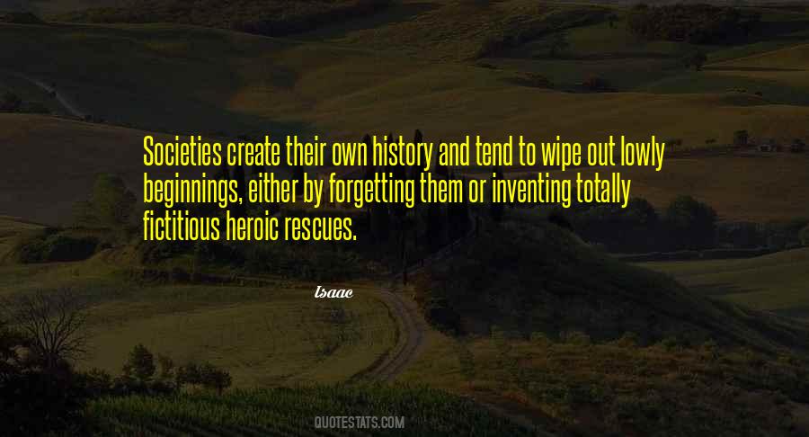 Beginnings History Quotes #259440
