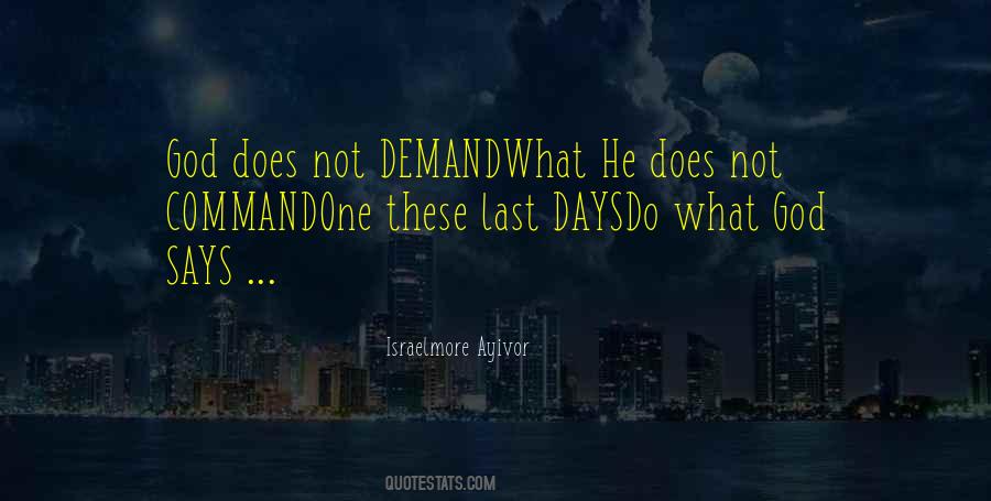 Quotes About Last Days #1500116