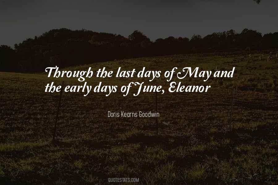 Quotes About Last Days #984717