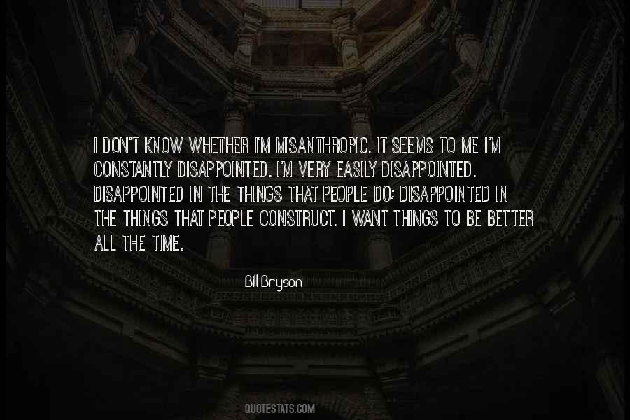 Constantly Disappointed Quotes #113097
