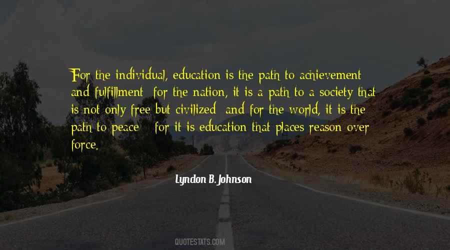 Individual Achievement Quotes #1276249