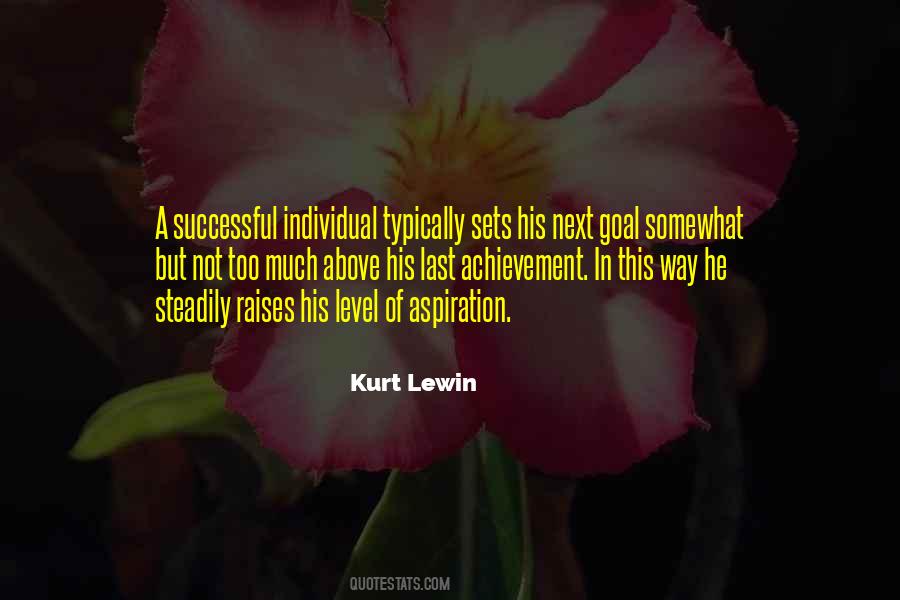 Individual Achievement Quotes #1430237