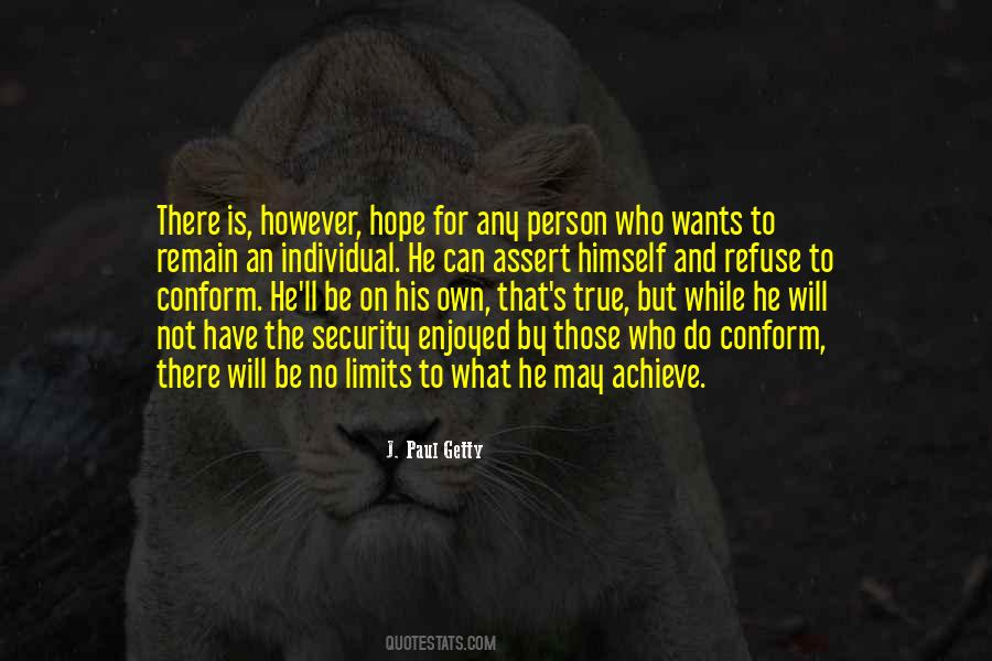 Individual Achievement Quotes #266761