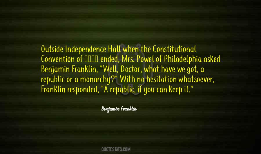 Constitutional Republic Quotes #629695