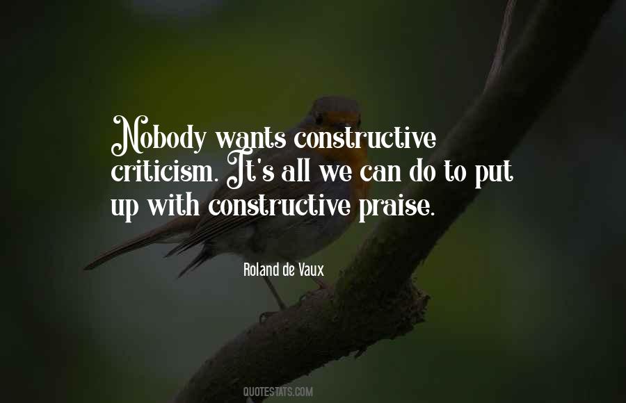 Constructive Criticism Quotes #1317081