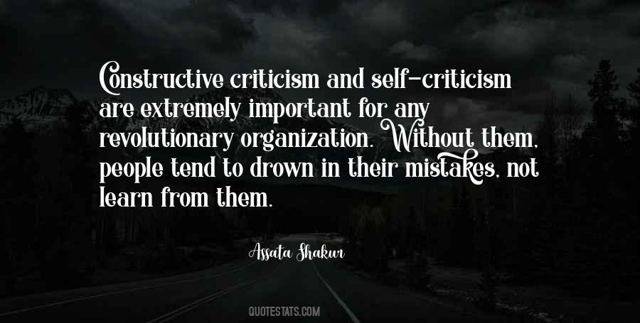 Constructive Criticism Quotes #340319