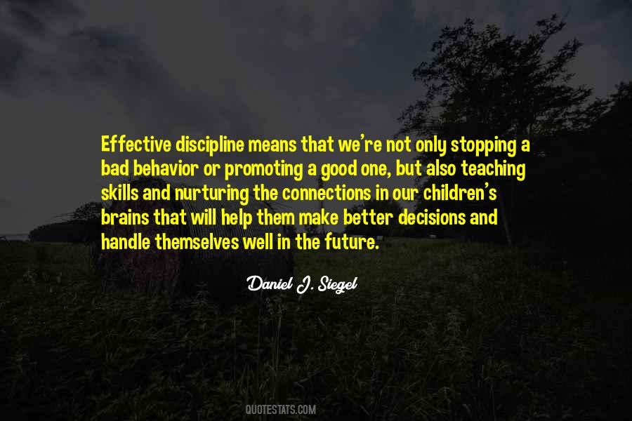 Effective Discipline Quotes #1472752