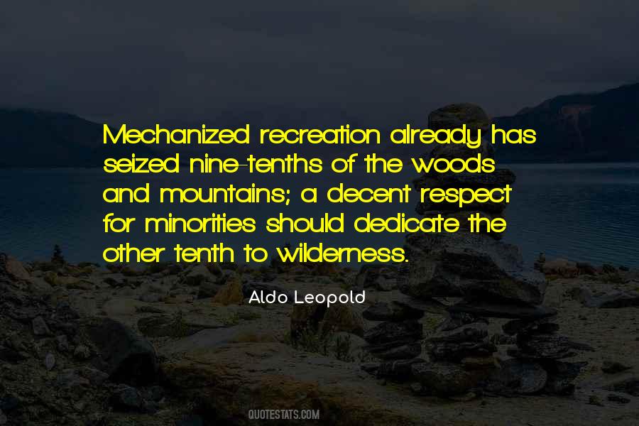 Aldo Leopold Wilderness Quotes #1110818