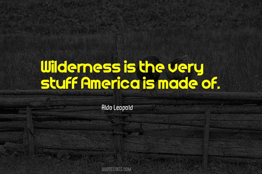 Aldo Leopold Wilderness Quotes #1493178