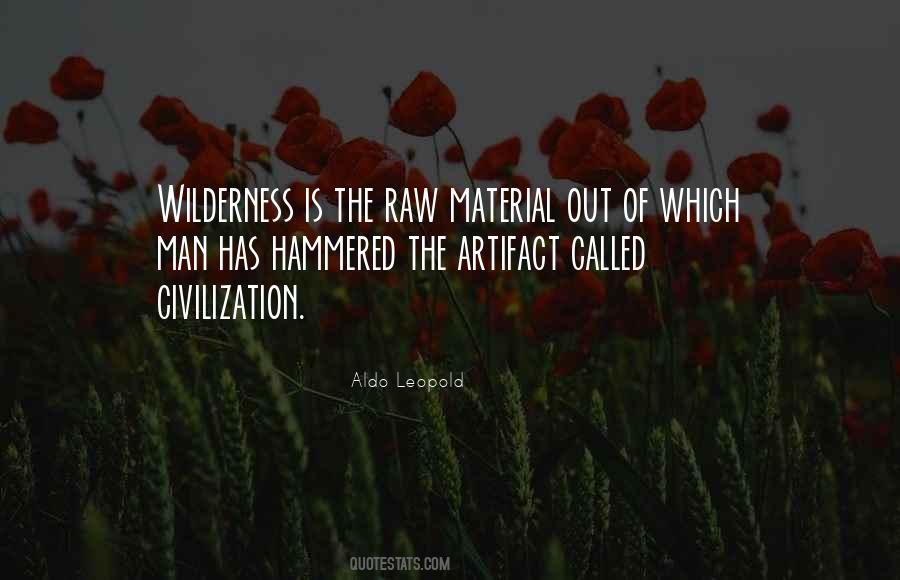 Aldo Leopold Wilderness Quotes #381473