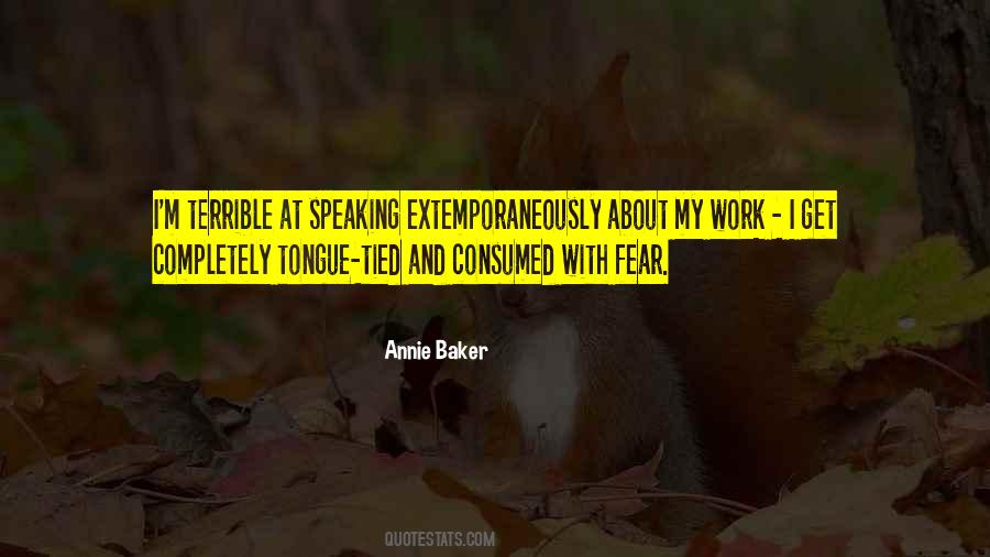 Consumed By Fear Quotes #402999