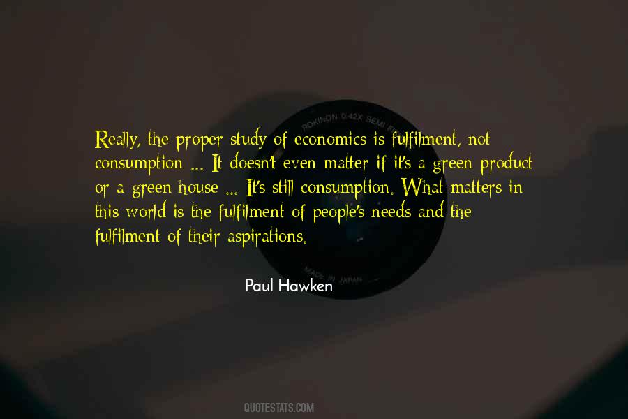 Consumption Economics Quotes #1688046