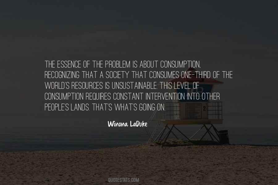 Consumption Society Quotes #245726