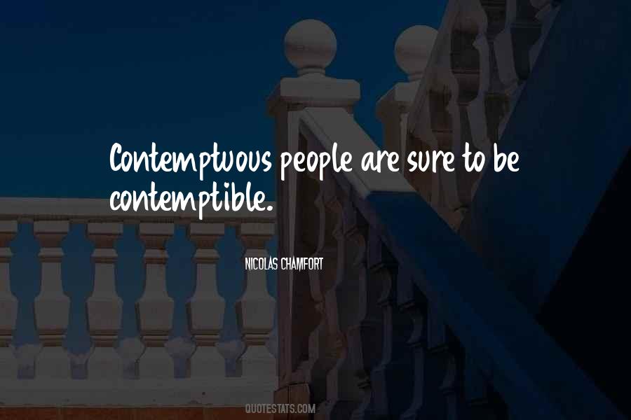 Contemptible Quotes #359428