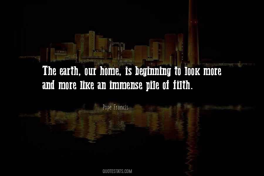 Beginning Of The Earth Quotes #1408196