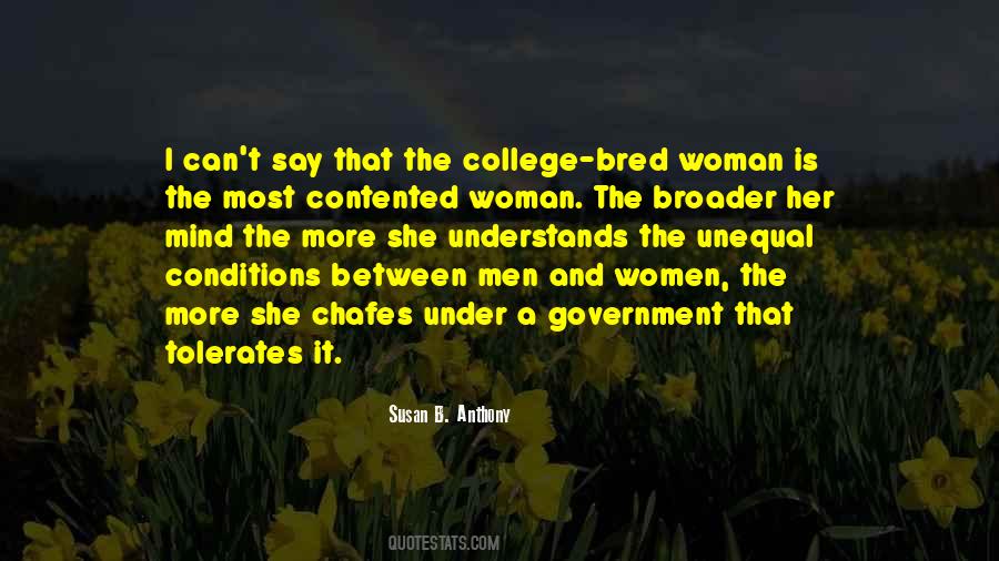Contented Woman Quotes #370415