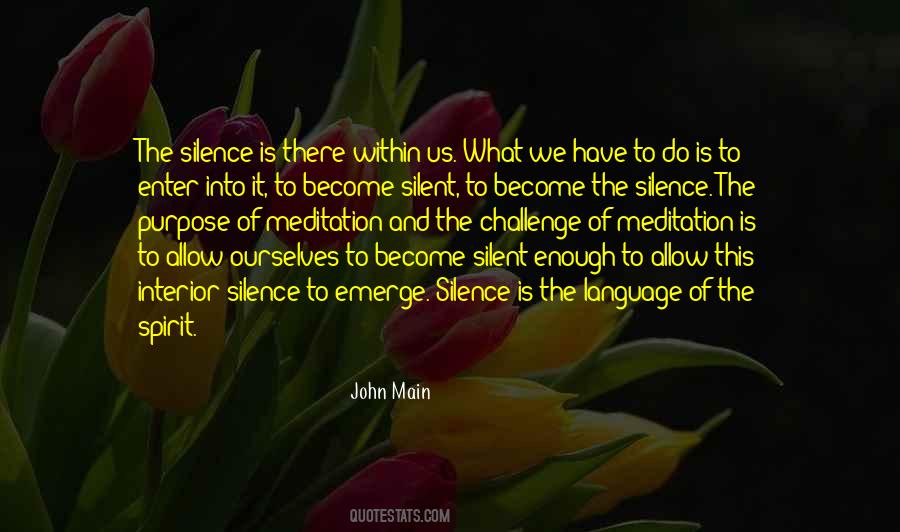 The Language Of Silence Quotes #1608617