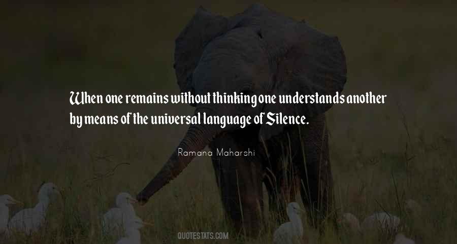 The Language Of Silence Quotes #60022