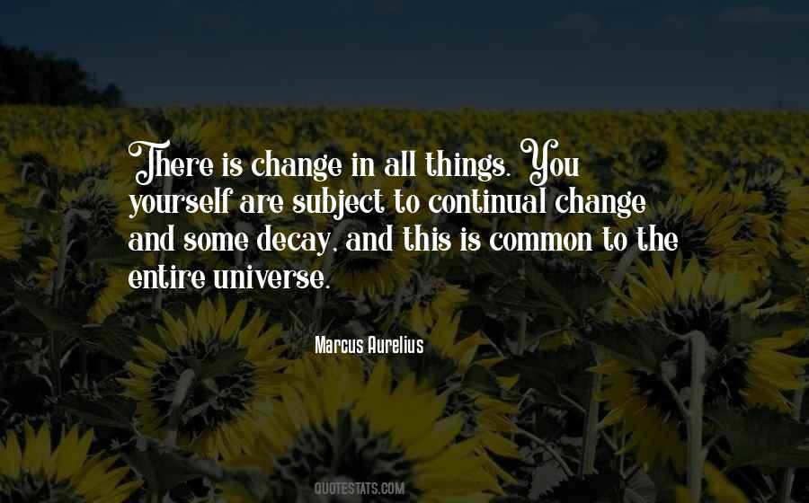 Continual Change Quotes #584036