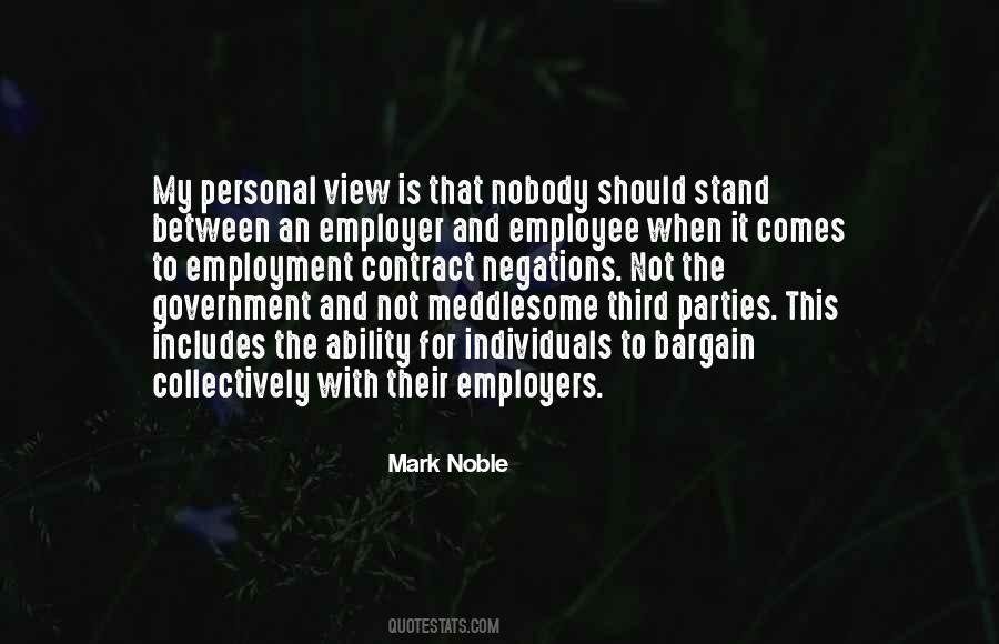 Contract Of Employment Quotes #476688