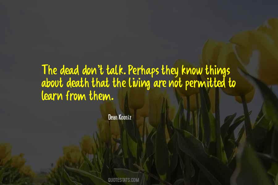 Living Death Quotes #364