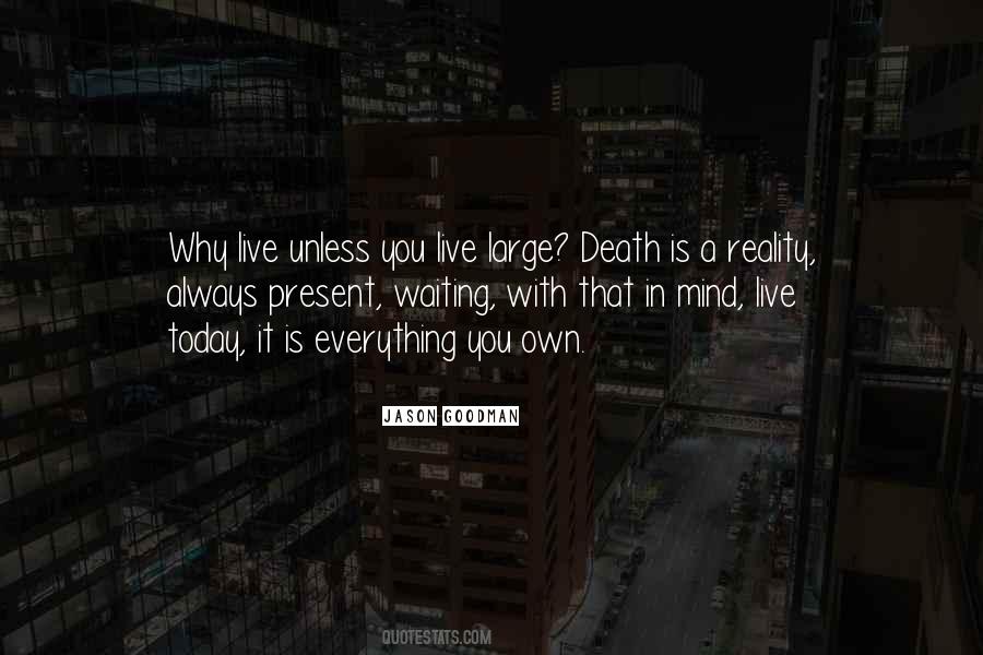Living Death Quotes #97723