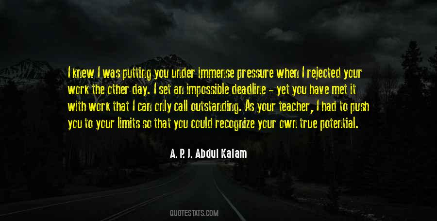 Push Your Limits Quotes #522375