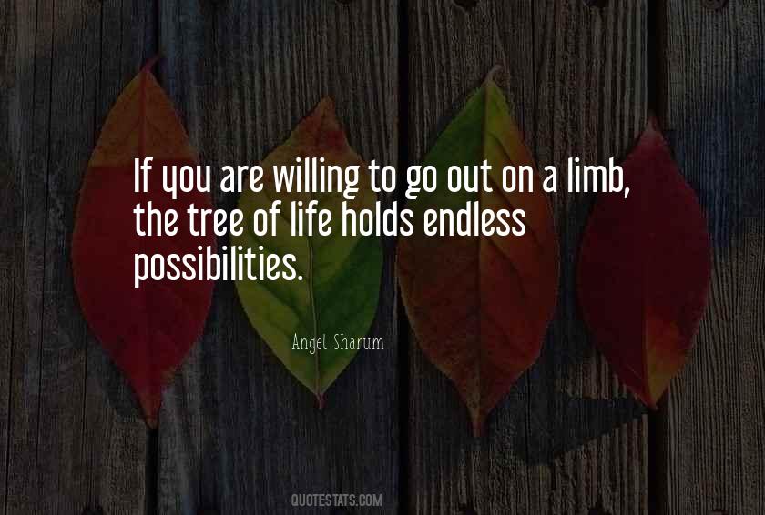 Endless Possibilities In Life Quotes #979808