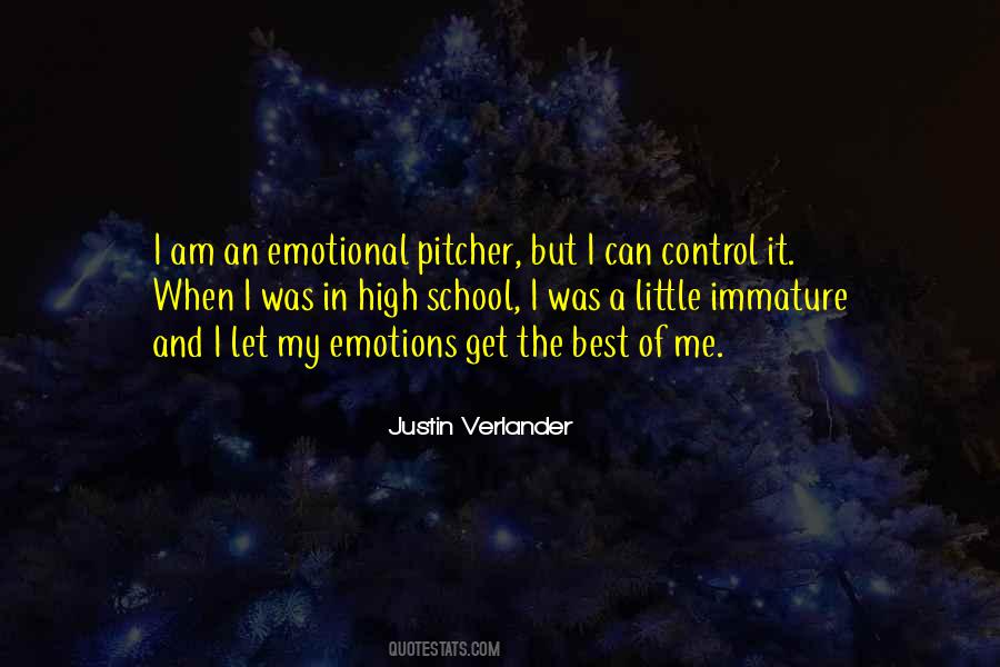 Control My Emotions Quotes #1876504