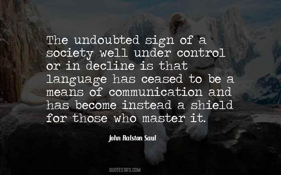 Control Over Society Quotes #281592