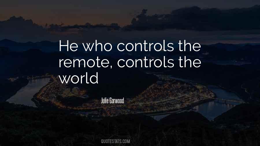Control The World Quotes #158935