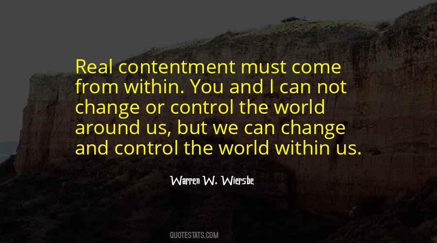 Control The World Quotes #90684