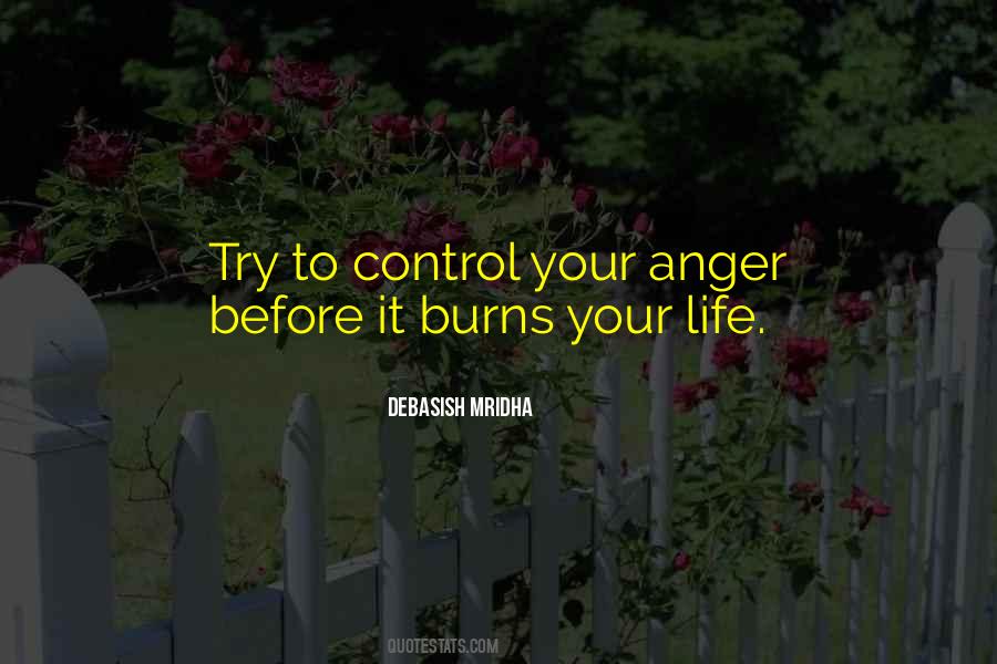 Control Your Anger Quotes #1036806