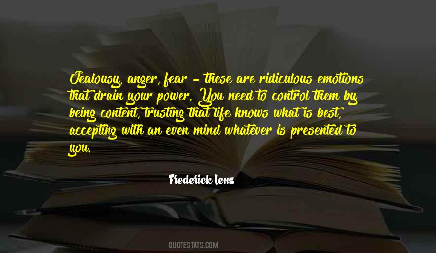 Control Your Fear Quotes #1360244