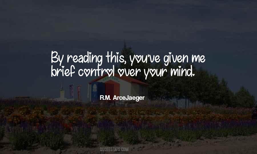 Control Your Mind Quotes #693071
