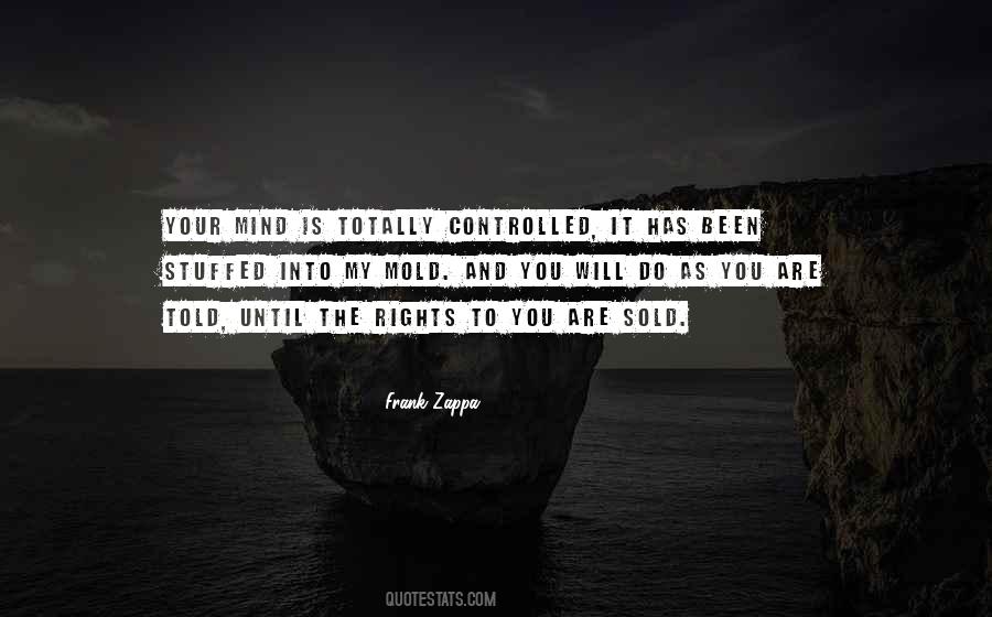 Controlled Mind Quotes #806587