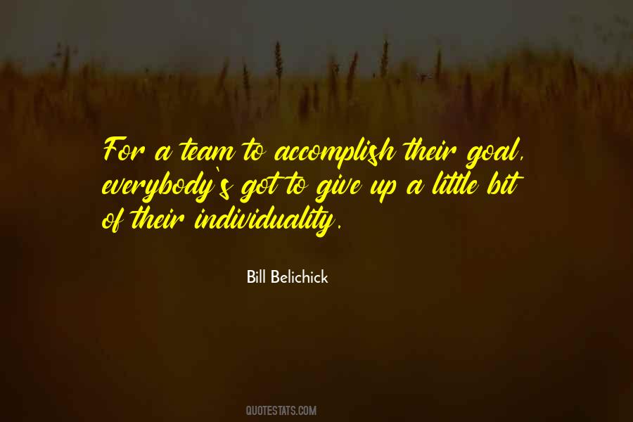 Team Goal Quotes #1824910