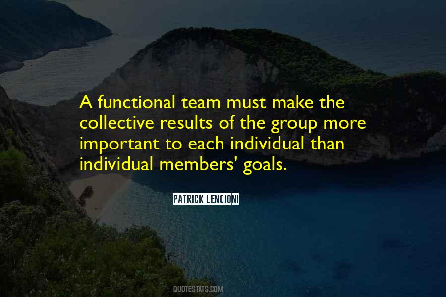 Team Goal Quotes #925334