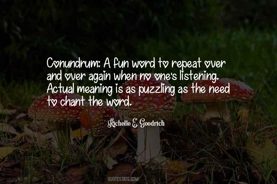 Conundrum Quotes #1453895