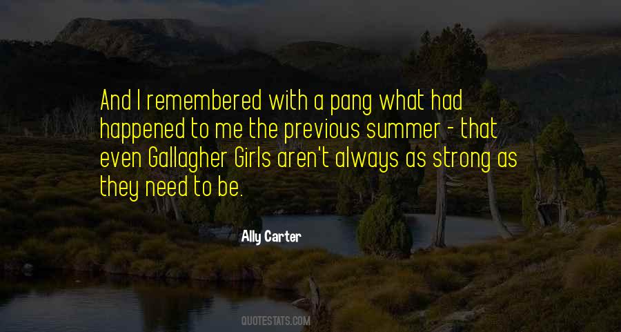 Gallagher Girls Quotes #1586153