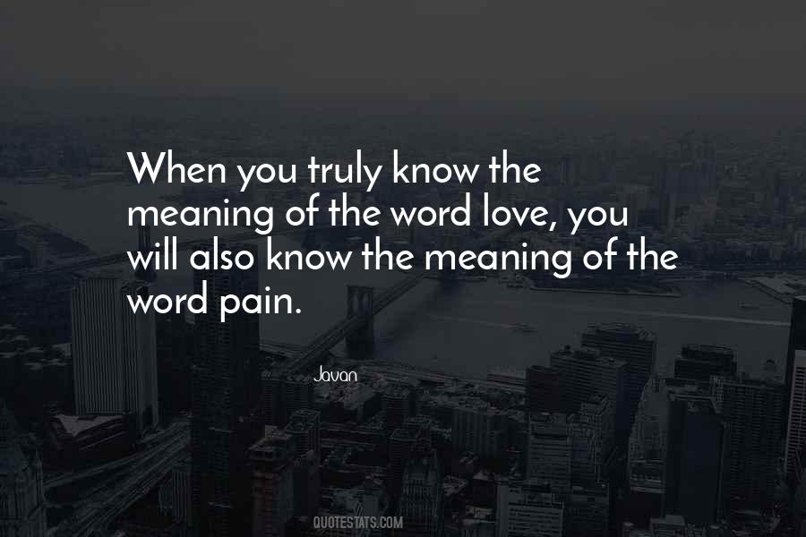 Know Words Quotes #53999