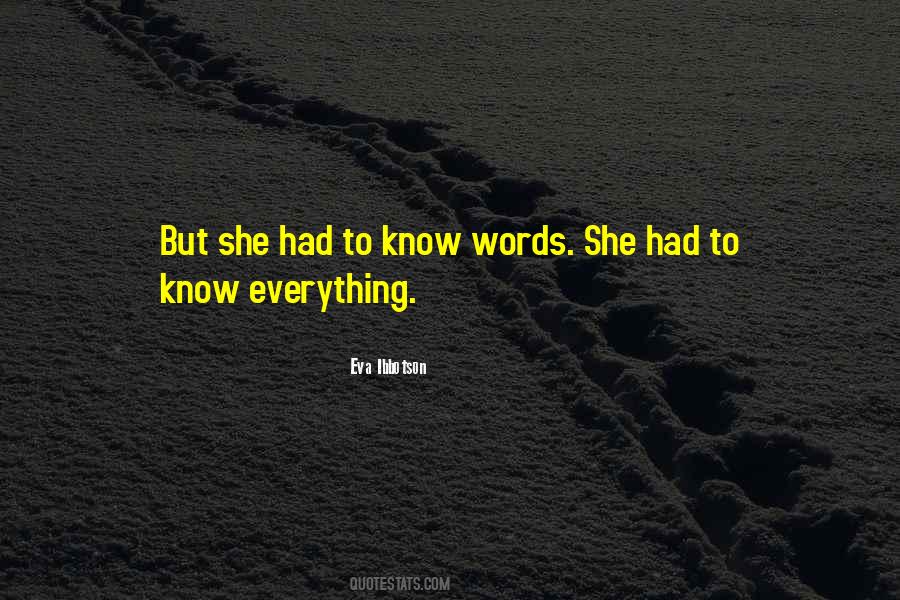 Know Words Quotes #561472