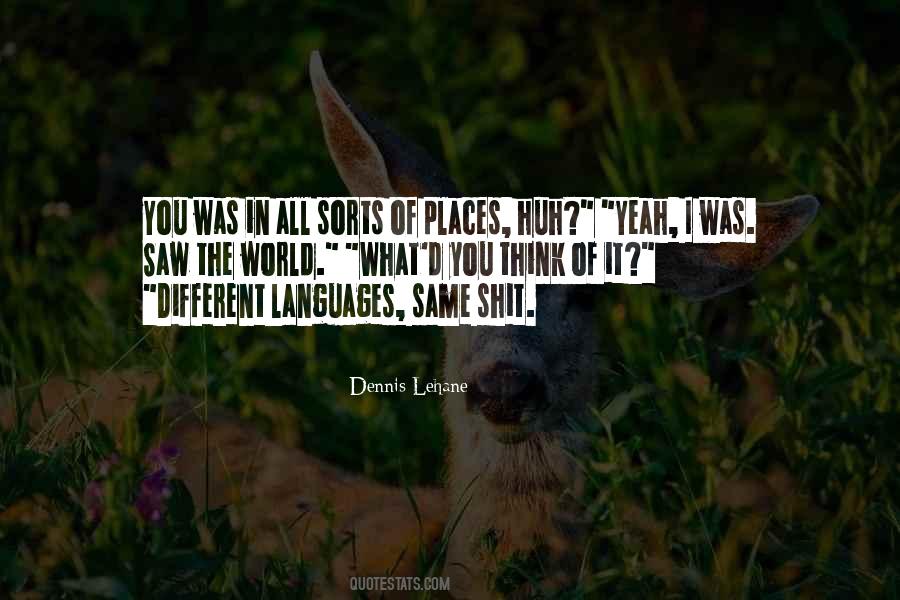 Quotes About Languages Of The World #1217294