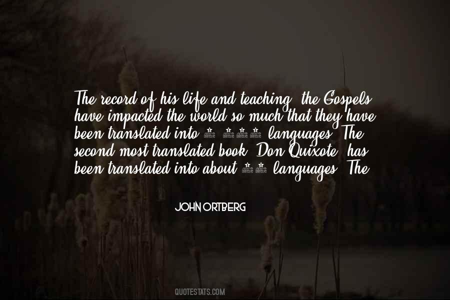 Quotes About Languages Of The World #1226110