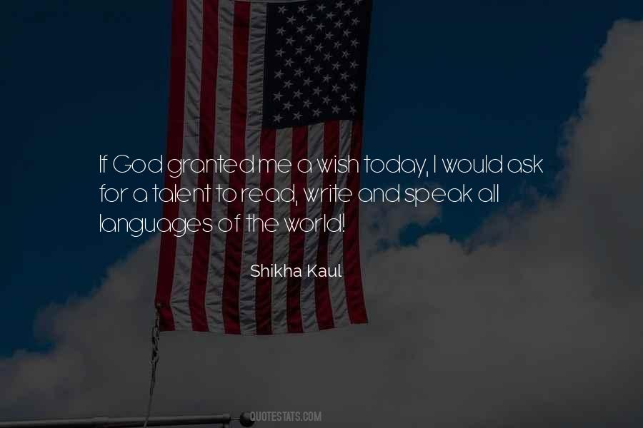 Quotes About Languages Of The World #1390264