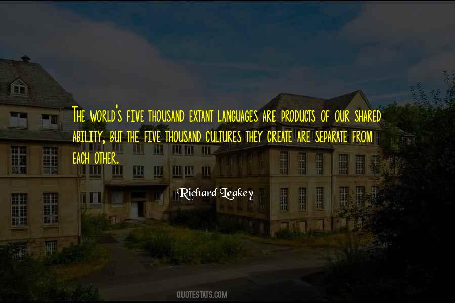 Quotes About Languages Of The World #463091