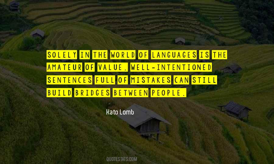 Quotes About Languages Of The World #479109
