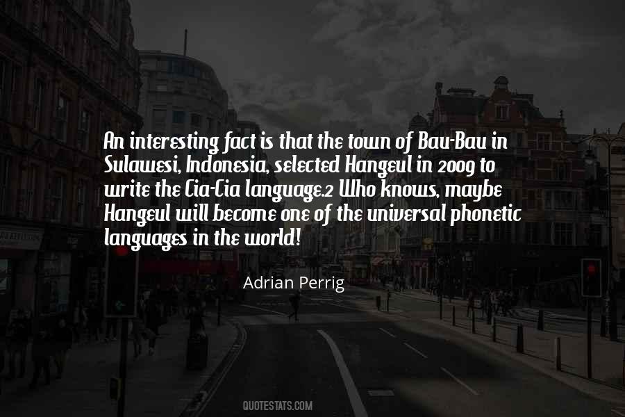 Quotes About Languages Of The World #520736