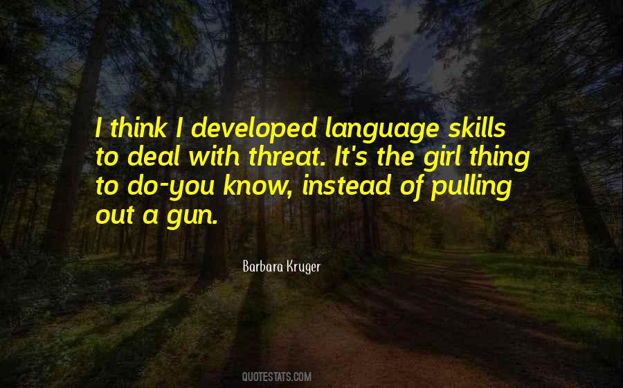 Quotes About Language Skills #128141