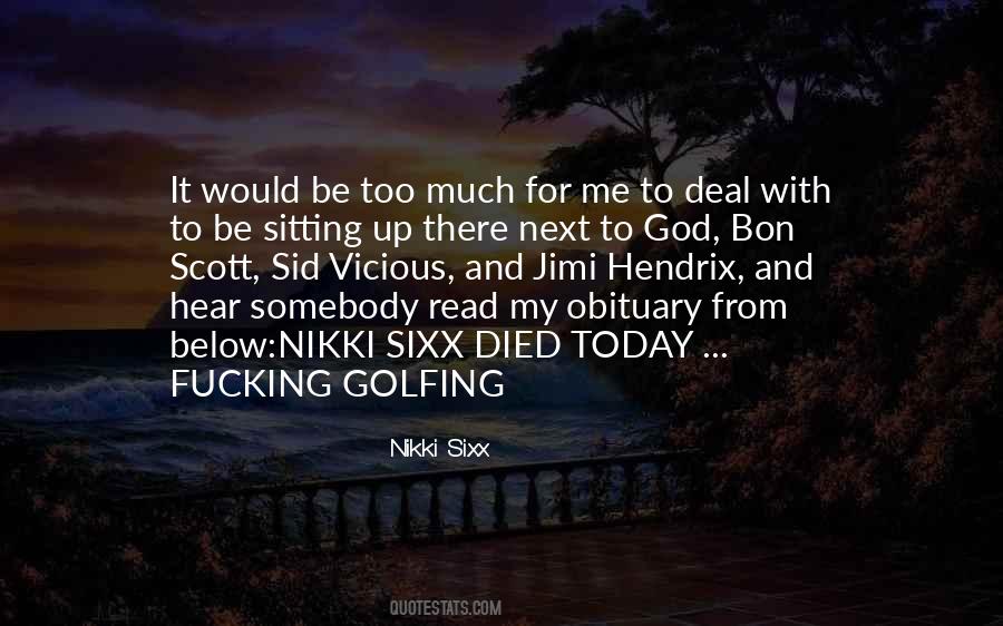 Died With Quotes #99165